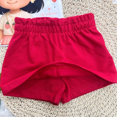Conj My Cuteness Summer Vermelho Morangos